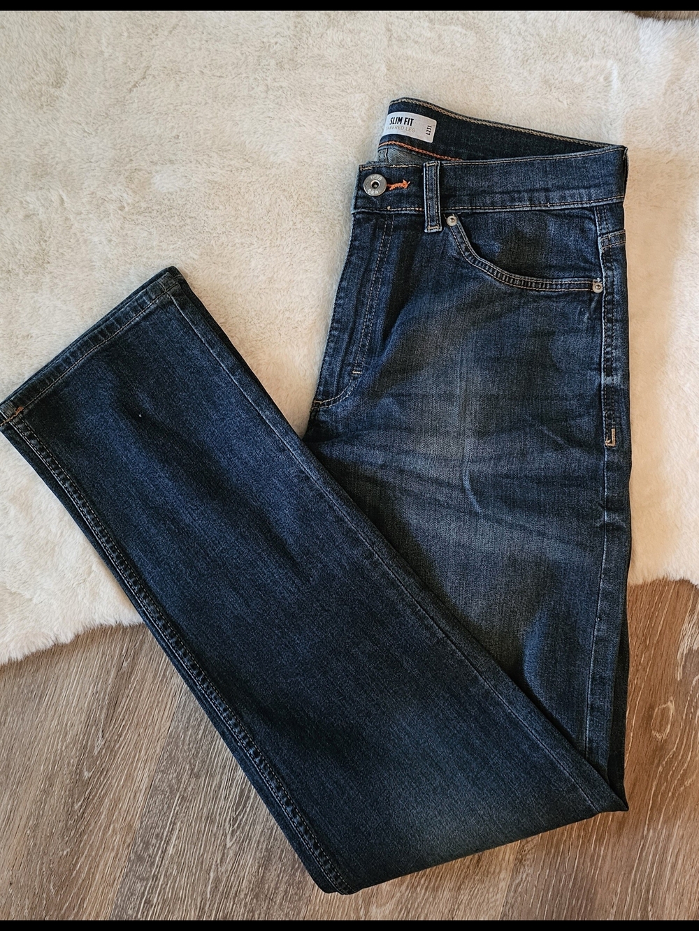 Lee Slim Fit Jeans in Dark Blue Wash